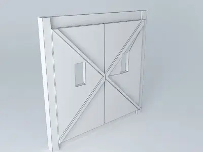 Resident Evil 4 Los Illuminados Door... Free 3D model