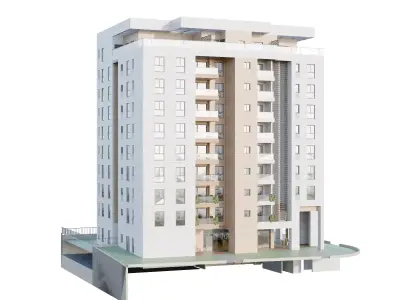 Residence Building 3 3D model