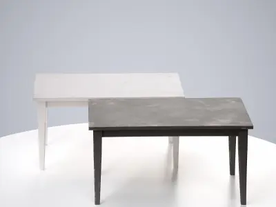 Table ar vr optimized Low-poly 3D model