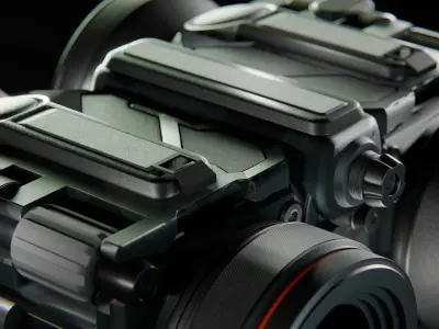 Sci-Fi Binoculars SpeXcope  Low-poly 3D model