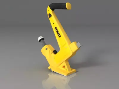 DEWALT Manual Flooring Cleat Nailer DWMFN-201 Low-poly 3D model