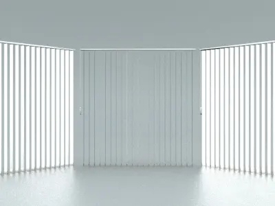 laos Vertical Blinds Low-poly 3D model