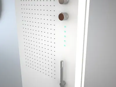 Fantini Acquapura shower panel 3D model