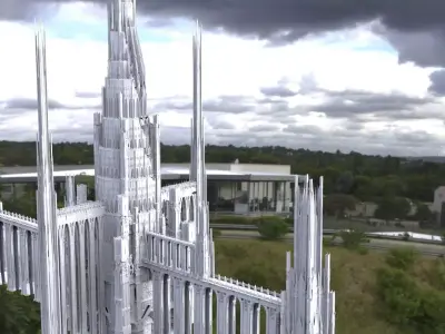 Babylon Towers for aqueduct 3 3D model