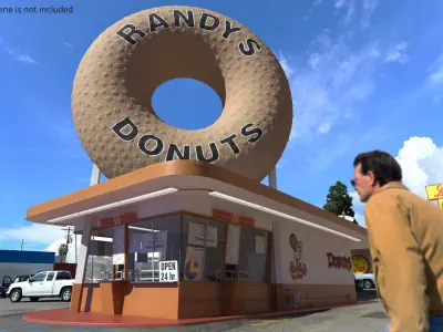  Randys Donuts Iconic Bakery Building 