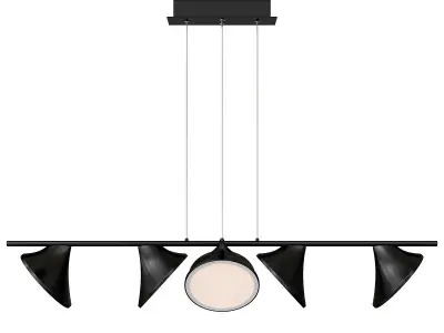 Chandelier G61264-6MBK Gerhort 3D model