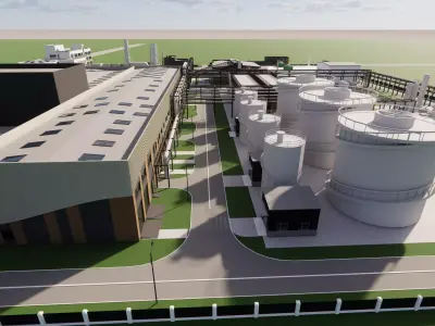 Industrial Scene -A32 3D model