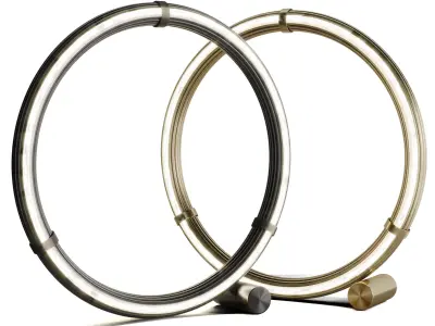 AROMAS Elli CCT LED 107cm floor lamp dimmable Low-poly 3D model