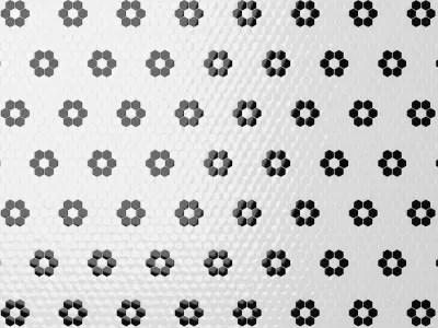 Hexagon Tiles 3D model