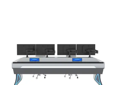 Control Room Desk  05 3D model