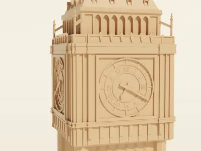 Big Ben 3D print model
