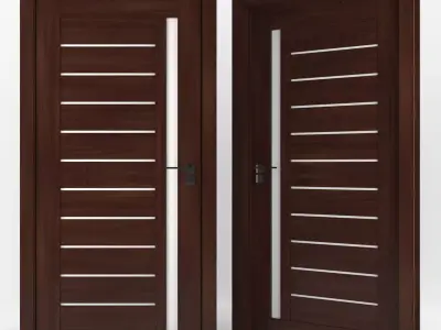 Interior doors Modern Bianca 3D model