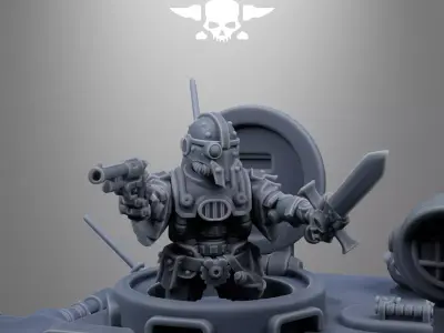 Tank Commanders 3D print model