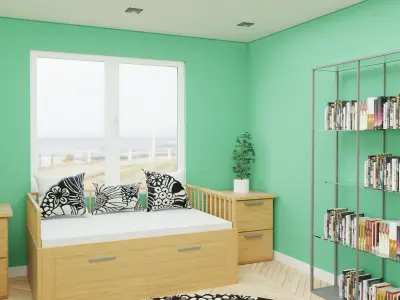 Interior - Kids Bedroom 3D model