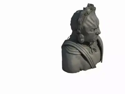 Forest - Religion - Statues 01 3D model