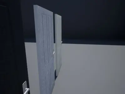 Door-wood door Free low-poly 3D model