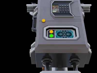 Outdoor Light modules Display 3D model 3D model