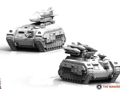Universal Guard - Missile Tanks 3D print model