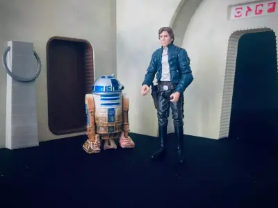 Mos Eisley Cantina Entrance Exterior Diorama 3D print model