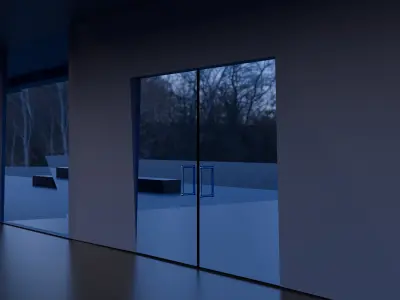 Modern Glass Building Skyscraper 3D model