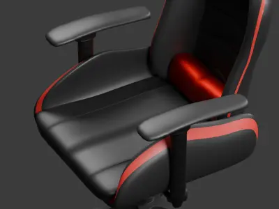 RedForce Gaming Chair Pro Low-poly 3D model