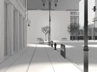 Scene 09 Archexteriors for c4d vol 19 3D model