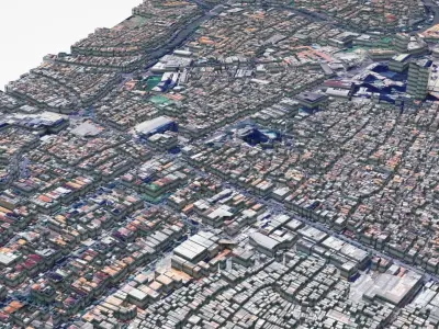 Surabaya City Indonesia 3D model