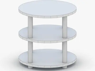 0406 - Coffee Table Low-poly 3D model