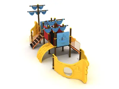 Metal Ship Concept Playkid 039 3D model