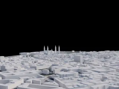 Zaragoza - Spain 3D model
