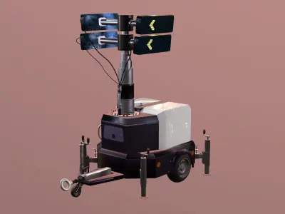 3D Model Lighting Tower Free 3D model