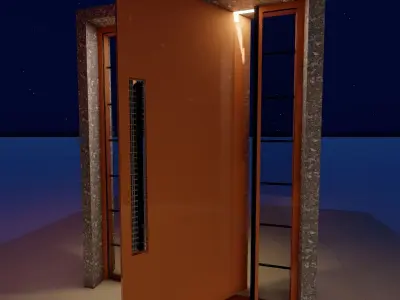 SAFRA GATE 1 Low-poly 3D model