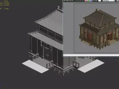 Criminal Tianmen - Conference hall 32 3D model