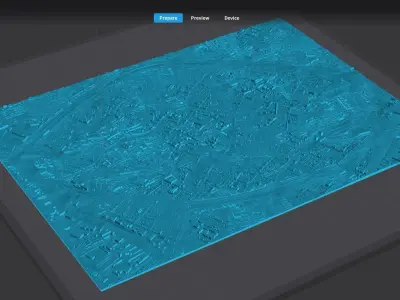 Cityscape Brugge Belgium 3D model