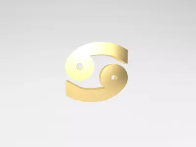 Cancer v1 005 Low-poly 3D model