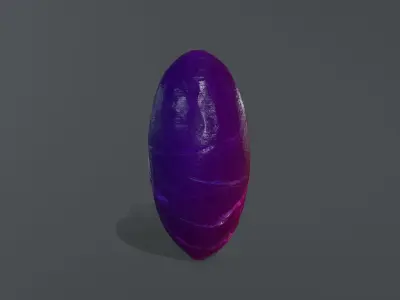 Broken Heart 3 Low-poly 3D model