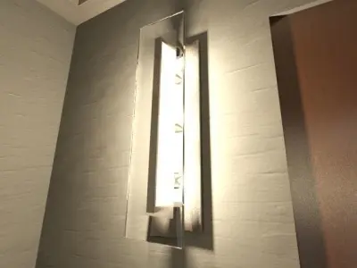 Bathroom Light Vertical 3D model