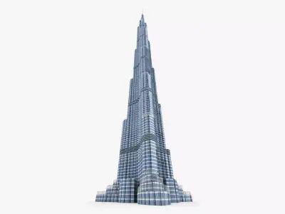 Burj Khalifa 3D model