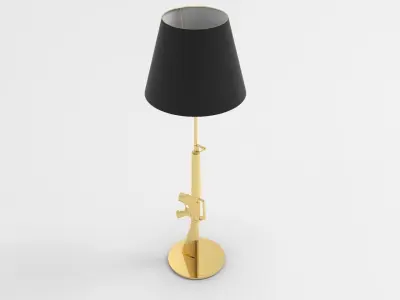 Lounge Gun Lamp 3D model