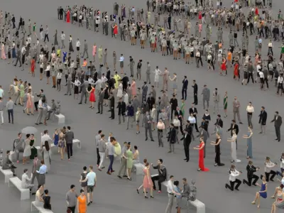  3D PEOPLE CROWDS - TOTAL PACK - ULTIMATE SPEED SOLUTION - CROWD 