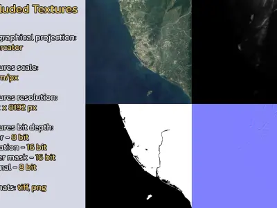 Kaohsiung Taiwan City Landscape 3D Model 3D model