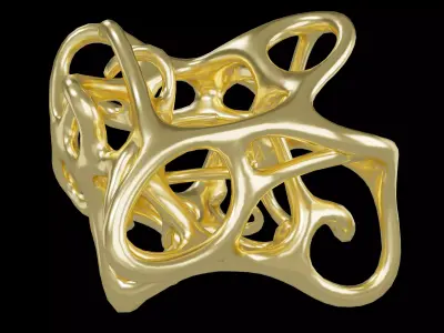 Abstract Shape v39 001 Low-poly 3D model