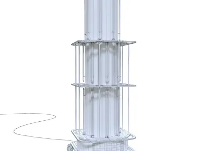 Medical lighting Steri Pro 3D model