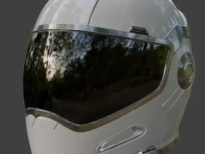SciFi Helmet 3D model