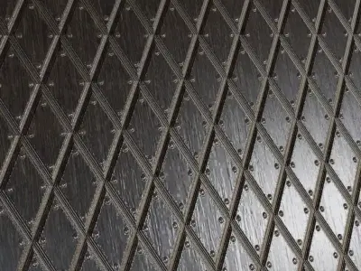 Medieval Diamond Studded Wood PBR Seamless Texture