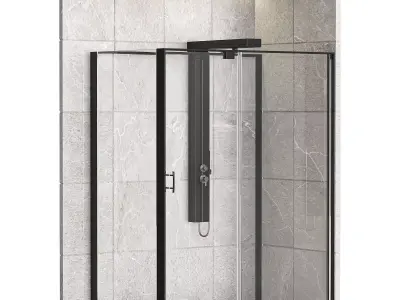 Shower Cabin Zest 3D model