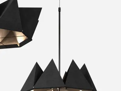 led handmade pendant lamp inmoov studio lieven 3D model