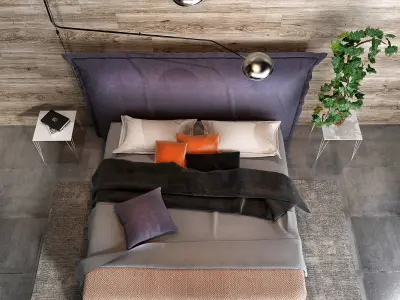 Felis Parker bed 3D model