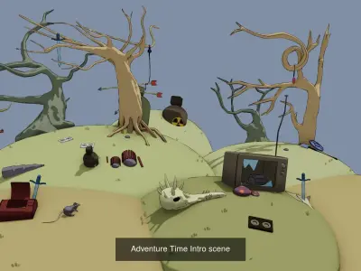 Adventure Time collection 3D Model Pack