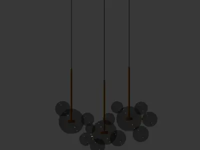 Giopato  Coombes Bolle Zigzag 14 and 24 and 34 Bubbles Set 3D model